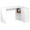 Monarch Specialties Computer Desk, Home Office, Corner, Storage Drawers, 46"L, L Shape, Work, Laptop, Laminate, White I 7350 - alternate 1